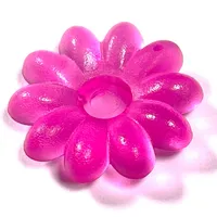 Clikits Icon, Flower 2 x 2 Large, 10 Petals with Pin [Frosted]