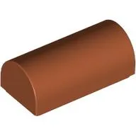 Brick Curved 1 x 2 x 2/3 Double Curved Top, No Studs
