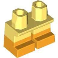 Legs Short with Bright Light Orange Feet Pattern