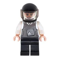 Armored Truck Driver with Helmet