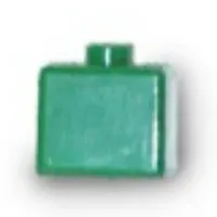 Pen Bead, Square with Flower Print