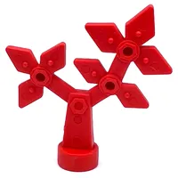 Duplo Flower, Faux Metal Bolts and Rivets Design, 8 Petals