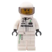 Race Driver, White Torso, White Legs, White Helmet, Mercedes