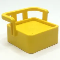 Duplo Chair with Rail Back and No Studs