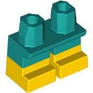 Legs Short with Yellow Feet Pattern [Multi Color Injection]