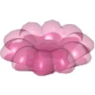 Clikits Icon, Flower 2 x 2 Small, 10 Petals with Pin [Polished]