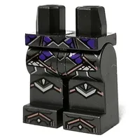 Hips and Pearl Titanium Legs with Dark Purple Belt, Armour print