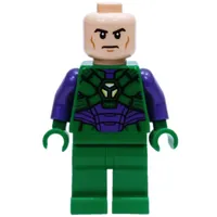 Lex Luthor in Green and Dark Purple Armor