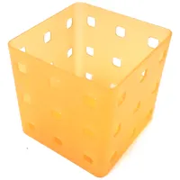 Clikits Container, Utensil Holder, Cube 9 x 9 x 6, 9 Holes Each Side