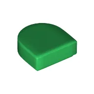 Tile Round 1 x 1 Half Circle