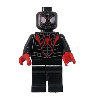 Spider-Man (Miles Morales), Red Hands, Gray Face Webbing
