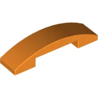 Brick Curved 4 x 1 Double, No Studs