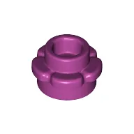 Plant, Flower, Plate Round 1 x 1 with 5 Petals