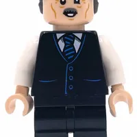 J. Jonah Jameson, Black Suit, Dark Bluish Gray Hair