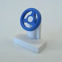 Steering Stand 1 x 2 with Blue Steering Wheel