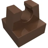 Tile Special 1 x 1 with Clip and Straight Tips