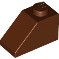 Brick Sloped 45° 2 x 1 with Bottom Pin