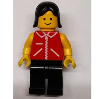 Red Torso, Black Legs, Black Hair