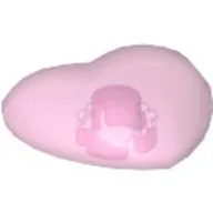 Clikits Icon, Heart 2 x 2 Large with Pin