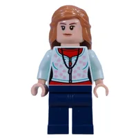 Lavender Brown, Light Aqua Sweater