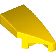Brick Wedged, Curved 2 x 1 with Stud Notch Right