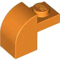 Brick Curved 1 x 2 x 1 1/3 with Curved Top