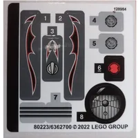 Sticker Sheet for Set 42132-1