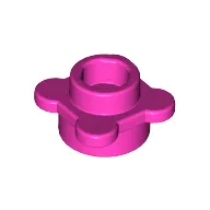 Plant, Flower, Plate Round 1 x 1 with 4 Petals