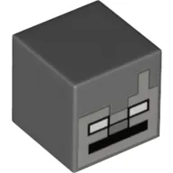 Minifig Head Special, Cube with Stray Face Print