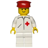 Doctor, White Jacket with Red Cross, White Legs, Red Hat