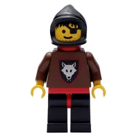 Fighter (Wolfpack) - Black Hood, Red Plastic Cape