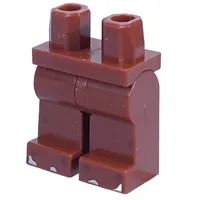 Hips and Reddish Brown Legs with Silver Scratches print