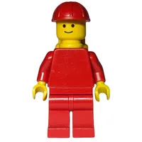 Red Torso, Red Legs, Red Helmet, Yellow Air Tanks