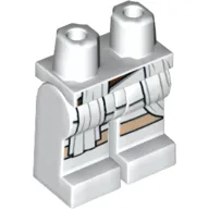 Hips and White Legs with Sash, Robe Ends, and Light Nougat Legs Print