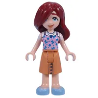 Paisley - Lavender Top, Nougat Skirt