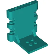 Hinge Bracket 4 x 5 x 5 Locking with 2 Fingers, Two on Each Side, 7 Teeth