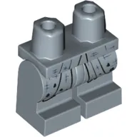 Hips and Sand Blue Medium Legs with Reared Robe print