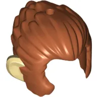 Hair and Sideburns, with Tan Ears Print