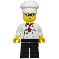 Chef, Red Neckerchief, Black Legs, Glasses