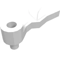 Headwear Accessory Plume Dragon Wing Right