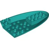 Aircraft Fuselage Curved Forward 6 x 10 Bottom, 2 Pin Holes