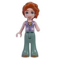 Autumn - Lavender Top, Sand Green Pants