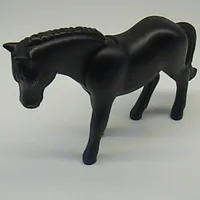 Belville, Animal, Horse, with Dark Orange Outlined Eyes with White Glint Print