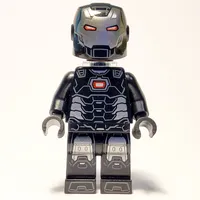 War Machine, Black Outfit with 2 Neck Brackets