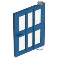 Door 1 x 4 x 5 Right with 6 Panes