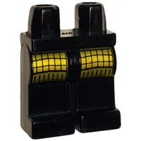 Hips and Black Legs with Castle Ninja Leg Armour Print