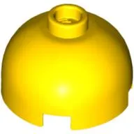 Brick Round 2 x 2 Dome Top, Blocked Open Stud, Bottom Axle Holder