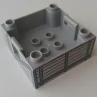 Duplo Container Box, 4 x 4 with Studs on Corners, with Thomas & Friends Truck Print