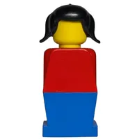 LEGOLAND Female Red Torso, Blue Legs