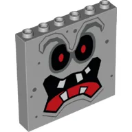 Panel 1 x 6 x 5 with Whomp Face Print